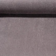 Polsterstoff Breitcord "Keely" 5mm Graubraun 