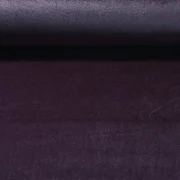 Polsterstoff Samt "Louise"  Uni Aubergine