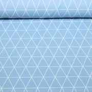 Regenjackenstoff Aqua Protect Rauten Hellblau