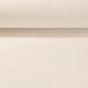 Rippen-Stricksweat Uni Creme Weiß