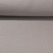 Rippen-Stricksweat Uni Grau