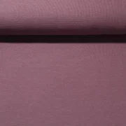 Rippjersey "Mona" Quergerippt Uni Mauve