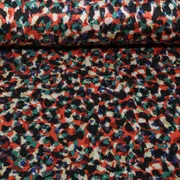 Romanit Jersey Abstrakt Orange Multicolor