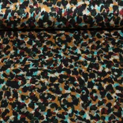 Romanit Jersey Abstrakt Türkis Multicolor