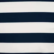 Romanit Jersey Blockstreifen Navy Ecru