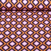 Romanit Jersey Grafisch Orange Lila