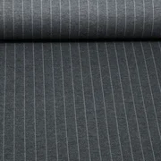 Romanit Jersey Nadelstreifen Grau
