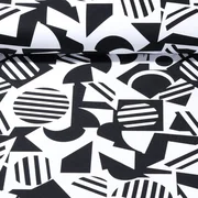 Romanit Jersey Travel Black-White Geo