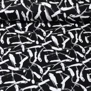 Romanit Jersey Travel Black-White Waben