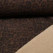 Scuba Wildlederimitat B-Trendy Leo mit Teddy Braun