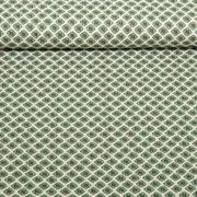 Seersucker Blumen Vintage Glatt Grün