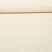 Seersucker Karo Beige Ecru