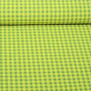 Seersucker Karo Hellgrün Grün