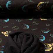 Softshell Weltraum Schwarz Gelb
