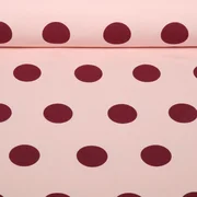 Sommersweat French Terry Punkte Klein Rosa