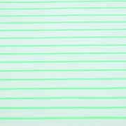 Sommersweat Streifen Weiß Neon Grün
