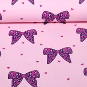 Sommersweat Leo Schleifen Rosa