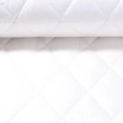 Steppstoff Rauten Ecru 