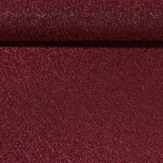 Stretch-Lurex Rubinrot