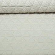 Strickjersey Gesteppt Dreiecke Sand