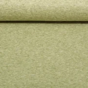 Strickjersey Melange Pastell Khaki 