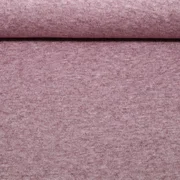Strickjersey Melange Pastell Mauve 