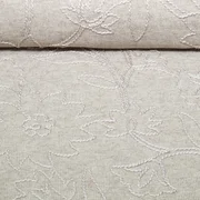Stricksweat Blumen Bestickt Sand