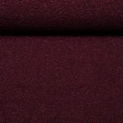 Sweat Bouclé Uni Bordeaux