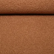 Sweat Bouclé Uni Kupferbraun