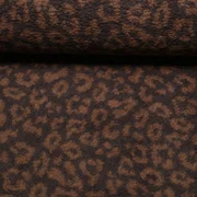Teddyfleece Jacquard Leo Braun Hellbraun