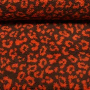 Teddyfleece Jacquard Leo Braun Orange
