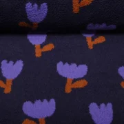 Teddyfleece Tulpen Blau