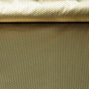 Thermo Futterstoff Grafik Gold Schwarz