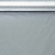 Thermo Futterstoff Grafik Silber Schwarz