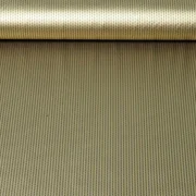 Thermo Futterstoff Punkte Gold Schwarz