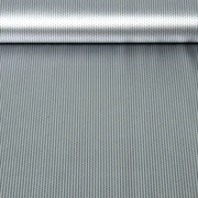 Thermo Futterstoff Punkte Silber Schwarz