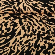 Viskose Popeline Bambus Tiger Pfirsich