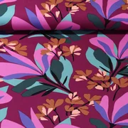 Viskose Stretch Spring Garden Mauve