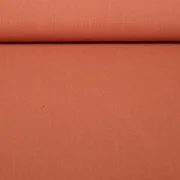 Viskoseleinen "Giselle" Gewaschen Uni Terracotta