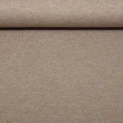 Viskosestrickjersey "Grazia" Hellbraun Melange