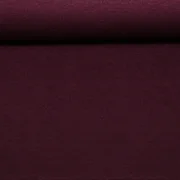 Viskosestrickjersey Merino Touch Uni Bordeaux