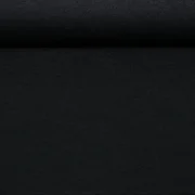 Viskosestrickjersey Merino Touch Uni Schwarz