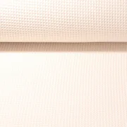 Waffelpiqué Jacquard Ecru
