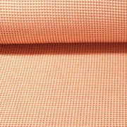 Waffelpiqué Jacquard Orange