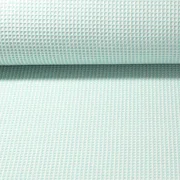 Waffelpiqué Jacquard Türkis