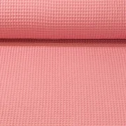 Waffelpiqué "Gina" Uni Rosa