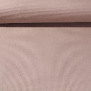 Waffelpiqué Ministruktur Uni Hellbraun