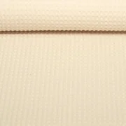 Waffelpiqué Soft Helles Beige