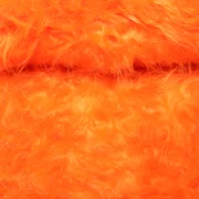 Zottel-Kunstfell Uni Orange