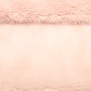 Zottel-Kunstfell Uni Rosa